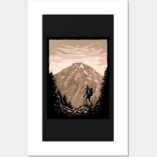 Hiking Mountains - So Far From Home Posters and Art